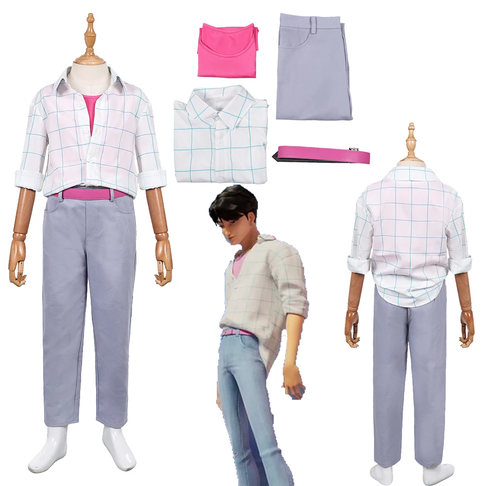 

2025 мультфильм «Охотник на демонов» KPop, косплей, тканевая рубашка Jinu, вечерние маскировочные детские наряды для ролевых игр, костюмы на Хэллоуин, карнавальный костюм