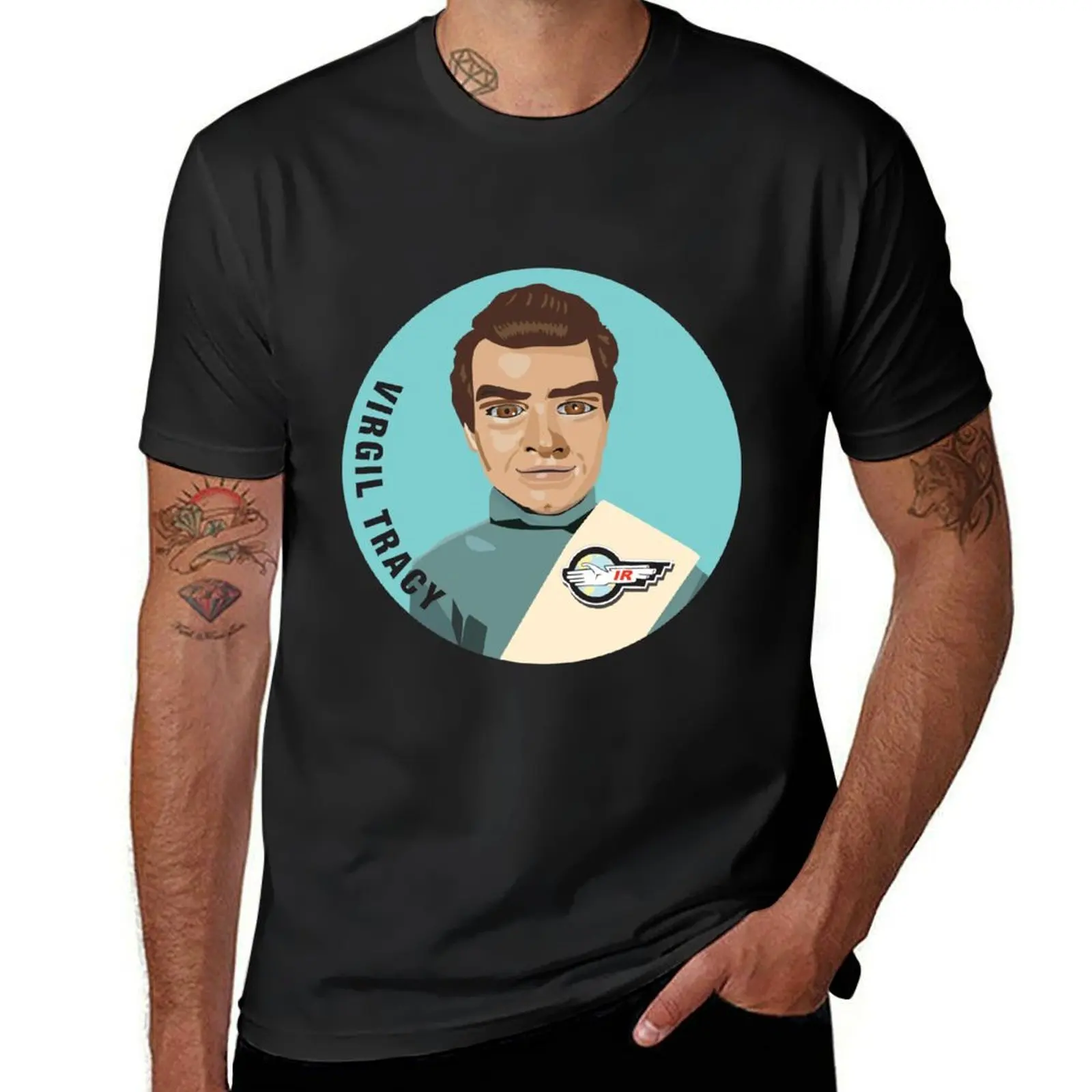 Virgil - from the Thunderbirds Classic Series T-Shirt Short sleeve tee graphics customizeds t shirts men