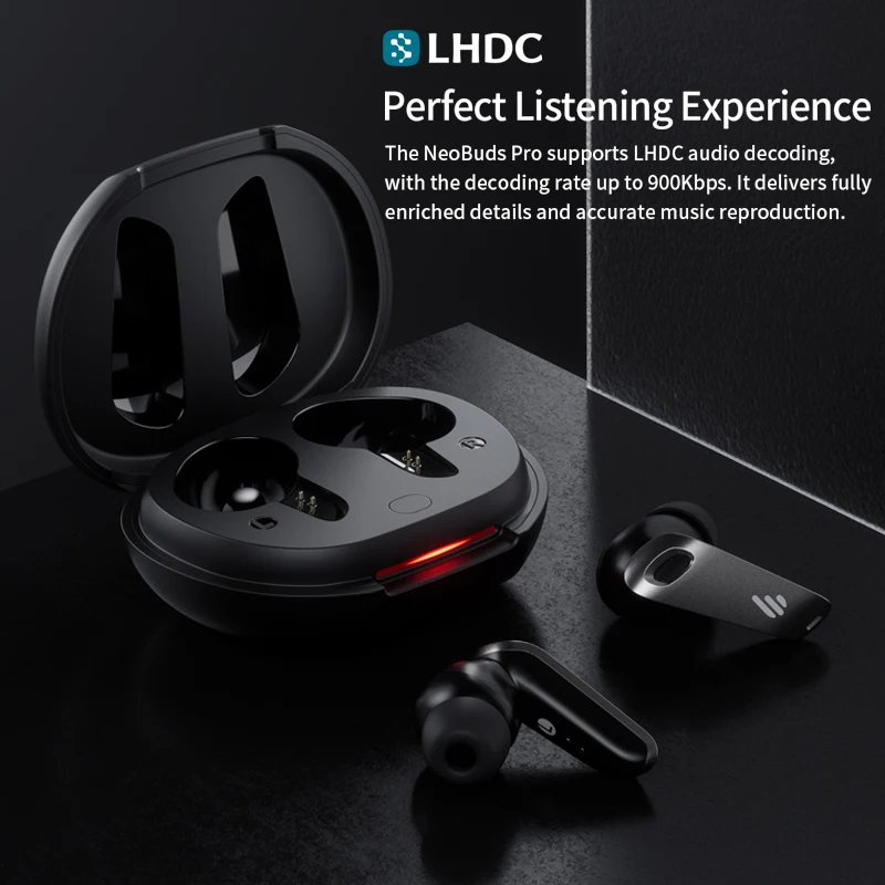 Edifier Neobuds Pro Hybrid ANC TWS Bluetooth Earbuds Hi-Res with LDAC LHDC Codec Noise Cancellation True Wireless Earphones