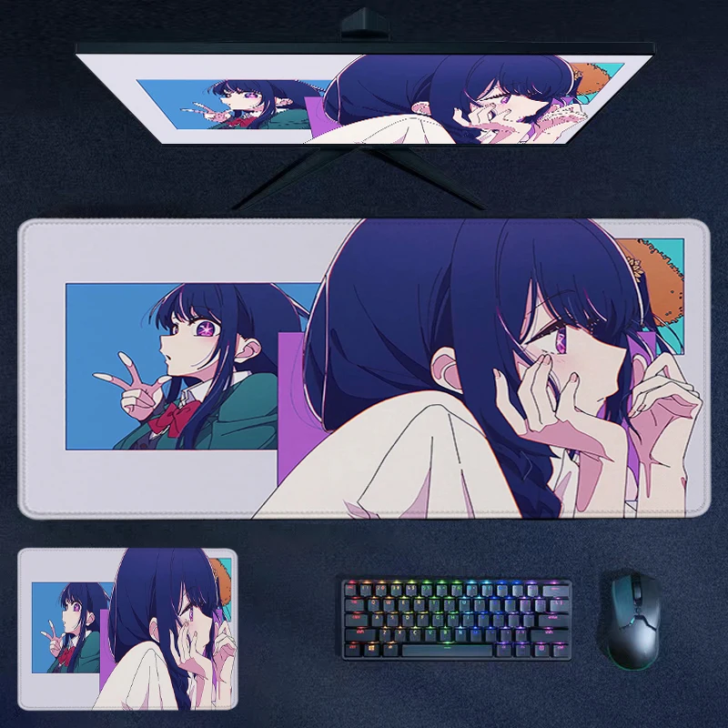 

Rubber Mouse Pad Anime Girls Office Computer Desk Mat Mouse Mats Gamer Keyboard XXL Mousepad Cabinet Kawaii Pc Gaming Accessory