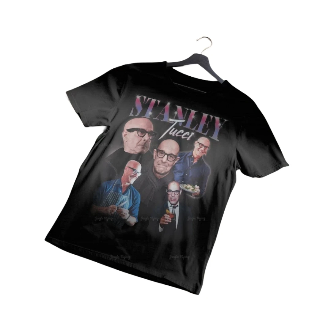 Футболка-ботинки Stanley Tucci 90-х, хлопковая футболка унисекс, мягкая дышащая, удобная на весь день