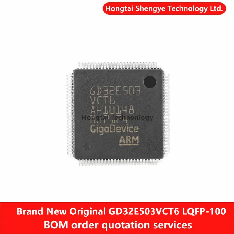 New Original GD32E503VCT6 LQFP-100 ARM Cortex-M33 32-bit Microcontroller-MCU Core