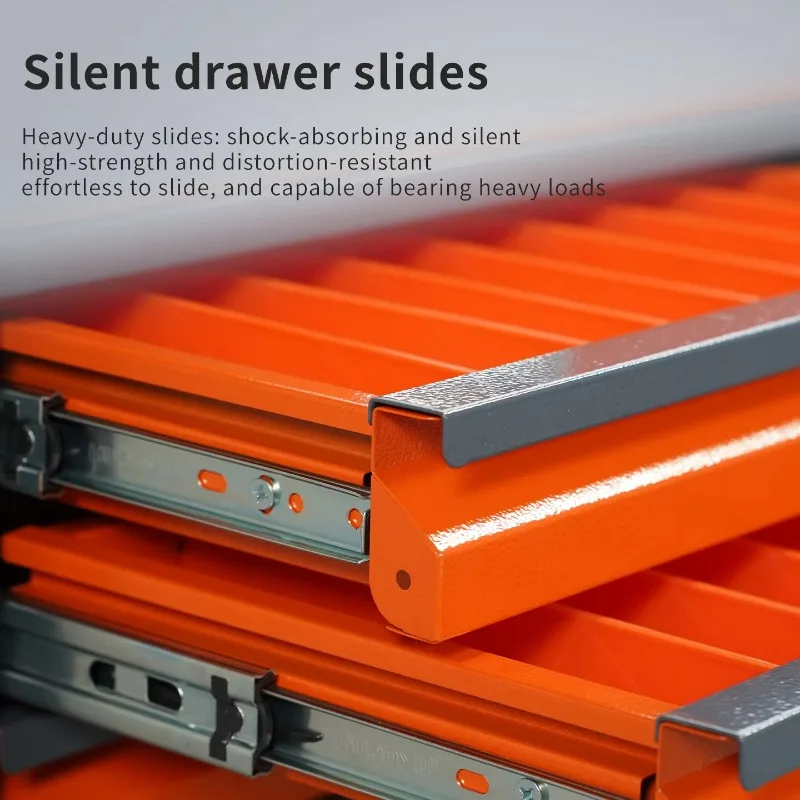 Heavy-duty Metal Drawer Tool Cabinet Thickened Cold-rolled Steel CNC Consumables Storage Cabinet