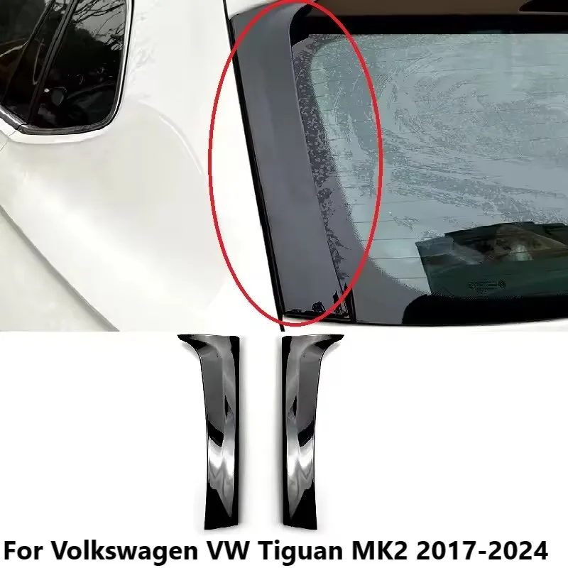 

Car Rear Window Side Spoiler For Volkswagen VW Tiguan MK2 2017-2024 Tail Wing Exterior Car Accessories