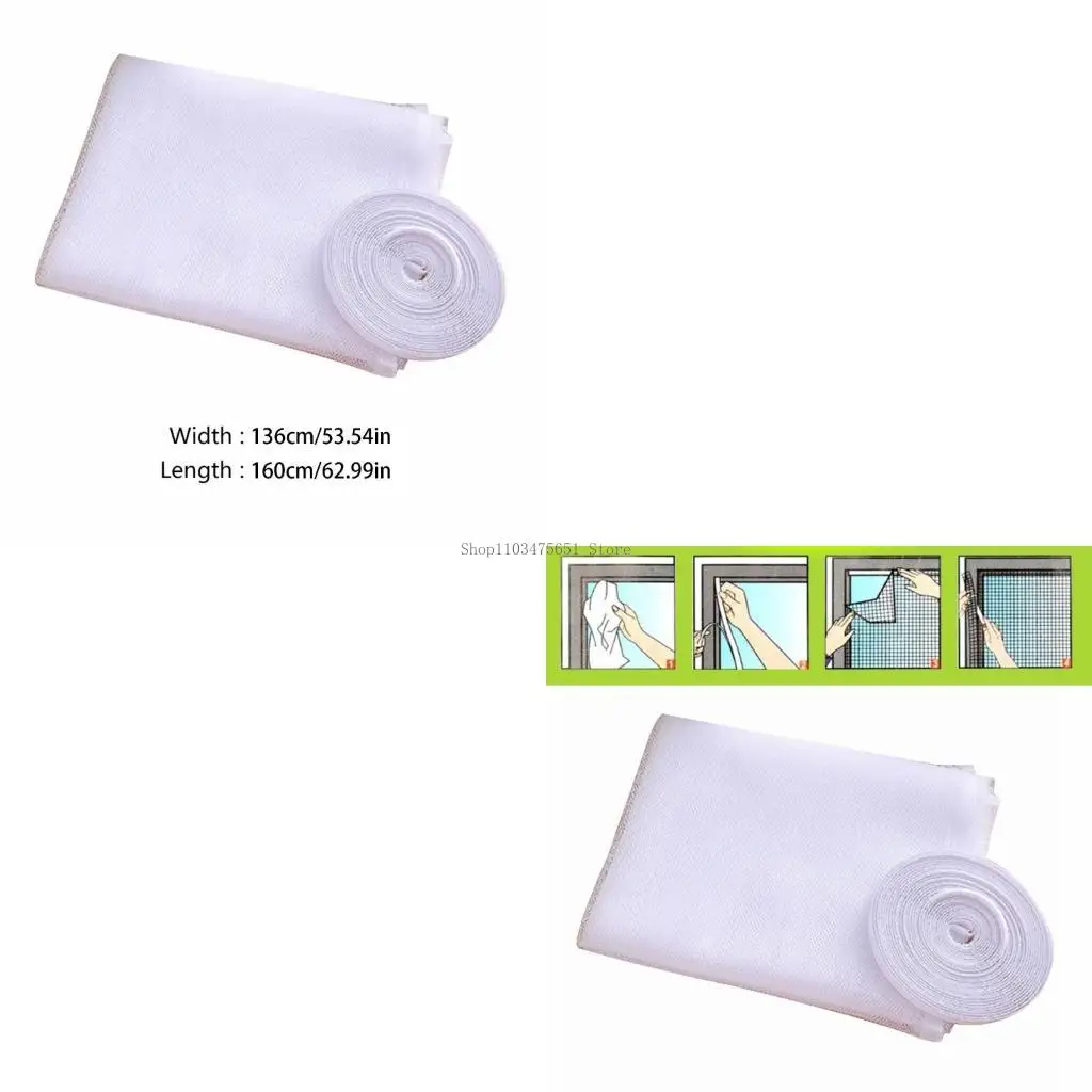 

Insect Screen Curtain Window Mesh Net Fly Mosquitoes for Protection Tape Net