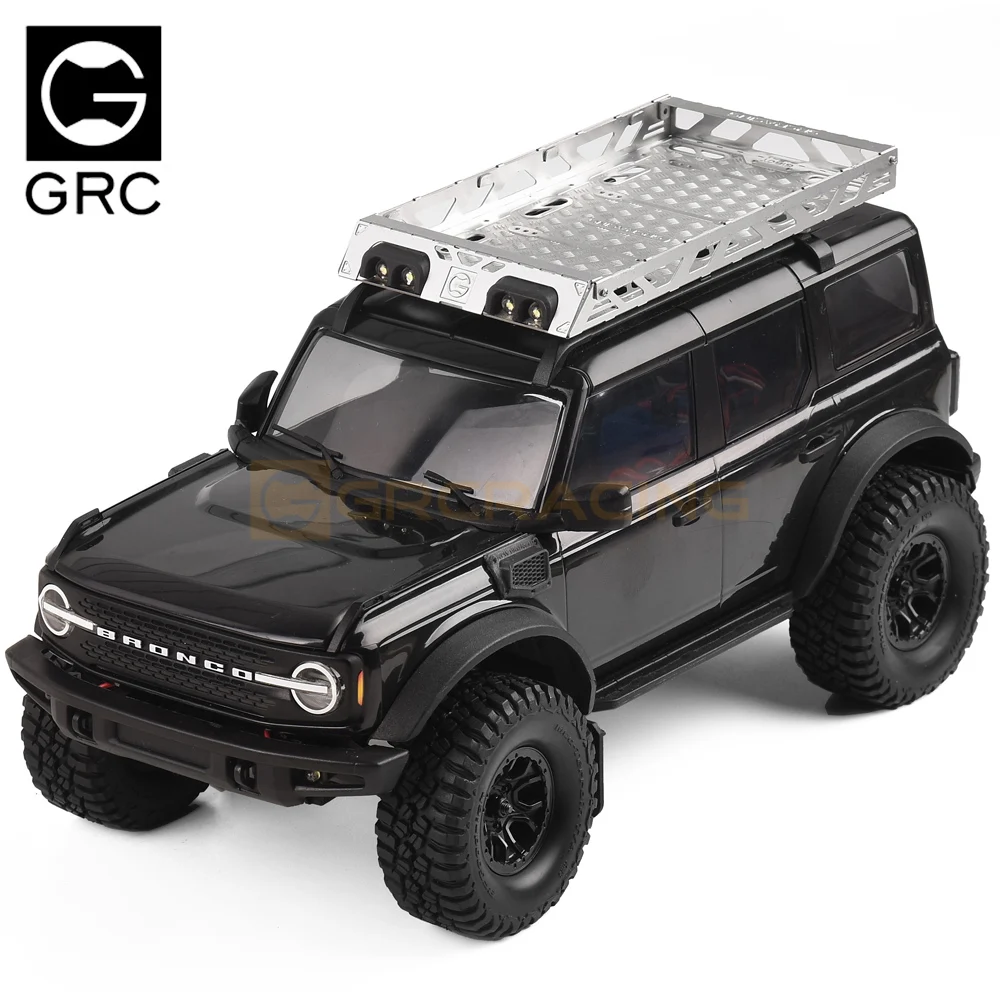 GRC 1/18 Scale Stainless Steel Roof Luggage Rack T Style for Traxxas TRX4M Axial SCX24 FMS FCX24M #G180T
