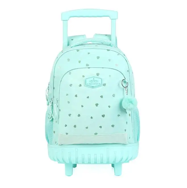 16 Inch Rolling Backpack For Girls School Wheeled Backpack Girls Travel School Children Luggage Toddler Rolling Luggage backpack