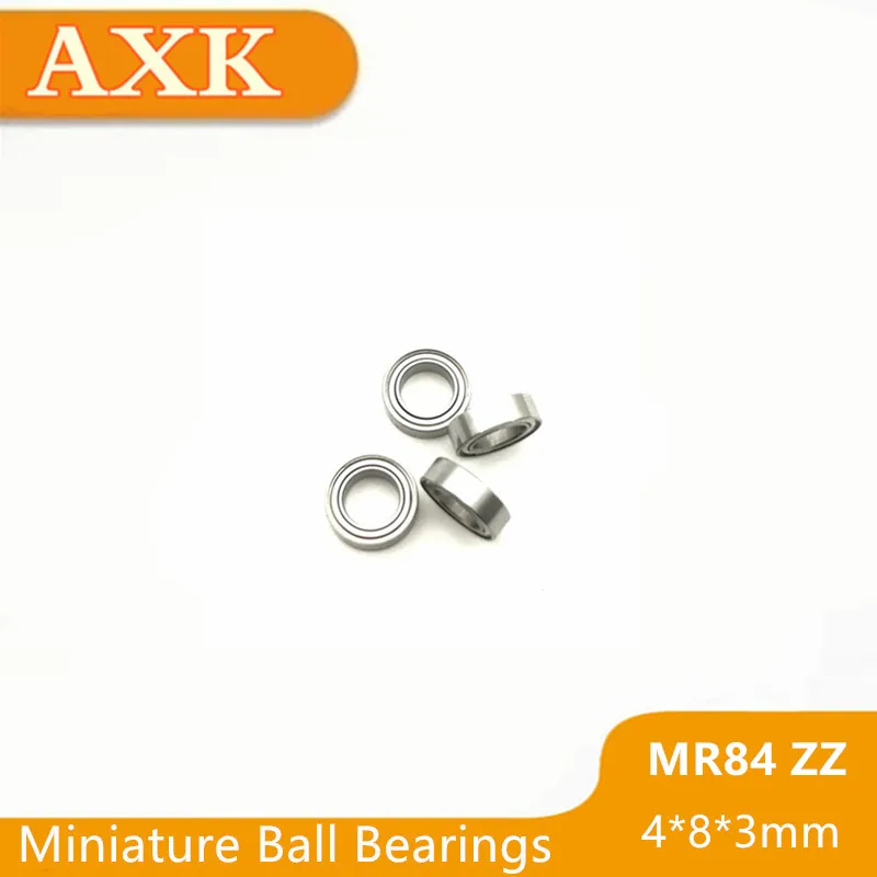 

Hot Sale Mr84zz Bearing Abec-3 (50pcs) 4*8*3 Mm Miniature Mr84-zz Ball Bearings Mr84 Zz Wml4008zz L-840zz