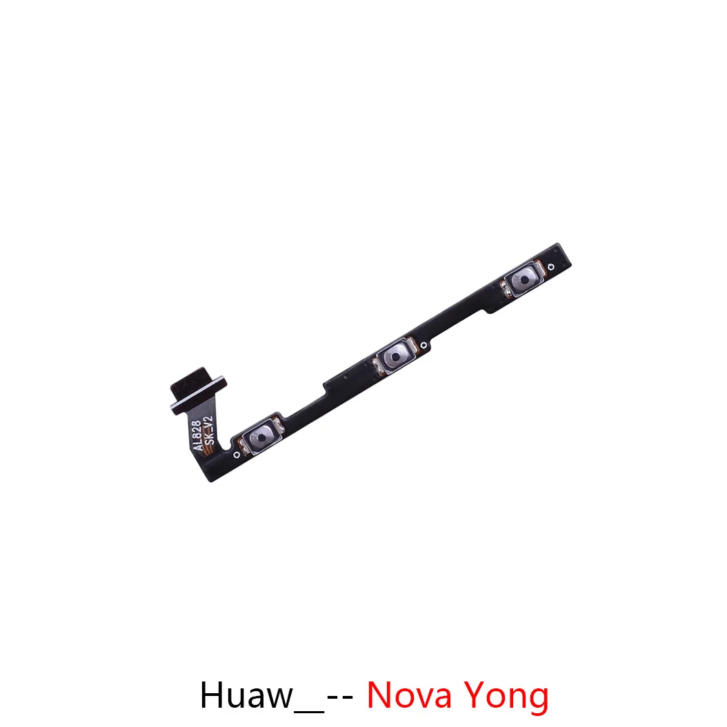 Power on off Nova10 10Pro 10SE 10Z Flex cable For Huawei Nova Lite 3 Plus Y61 Y70 Y90 Yong volume up down buttons Replacement