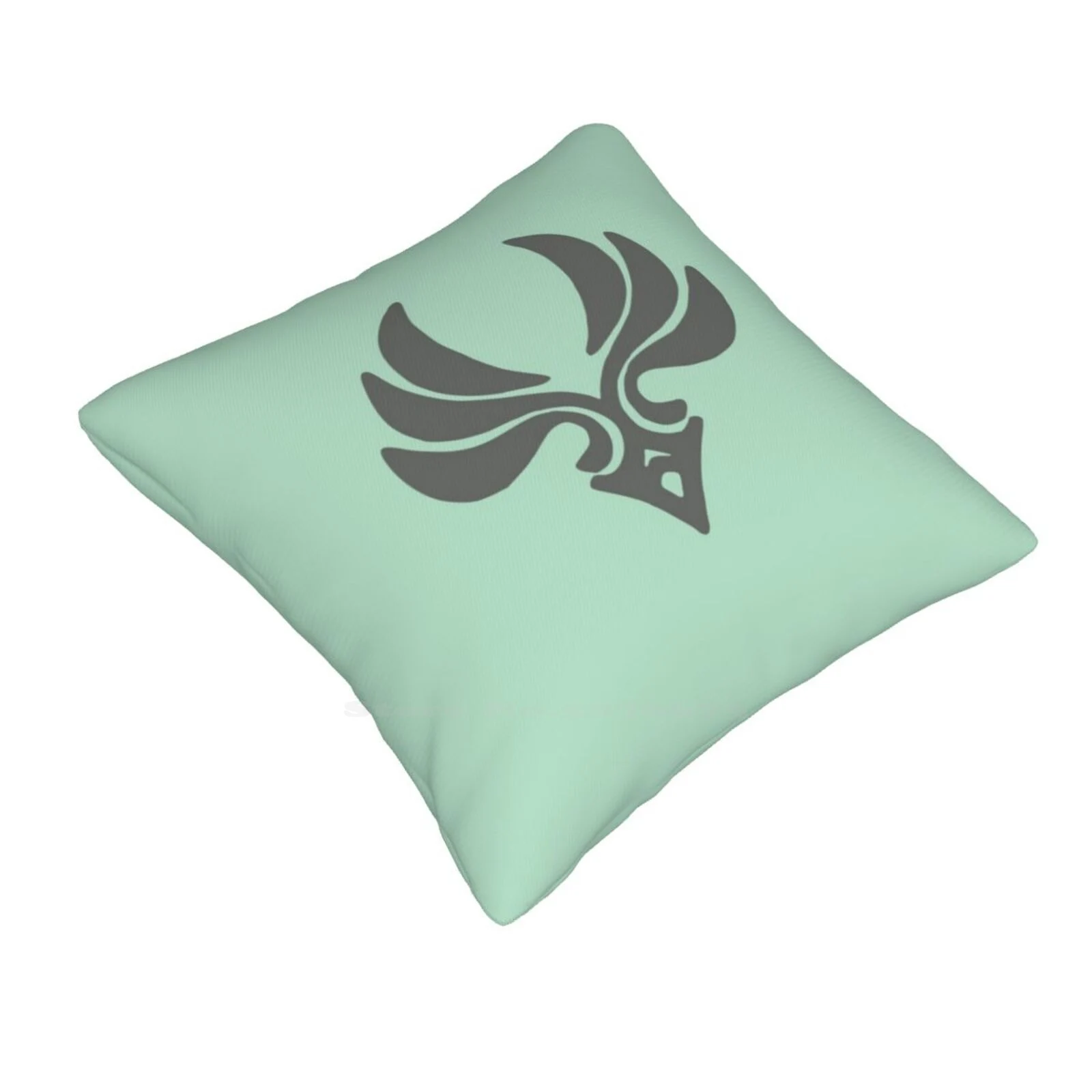 Genshin Impact Anemo Logo Throw Cushion Pillow Cover Genshin Impact Anemo Venti Jean Anime Mihoyo Game Mobile Ps4 Pc