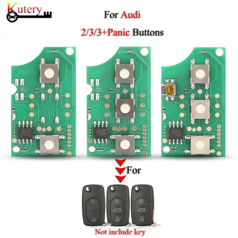 징유친 4D 0837231 A/E/K/R 아우디 A3 A4 A6 A8 RS4 TT Allroad Quttro RS4 315/433Mhz 용 원격 스마트 자동차 키 회로 기판
