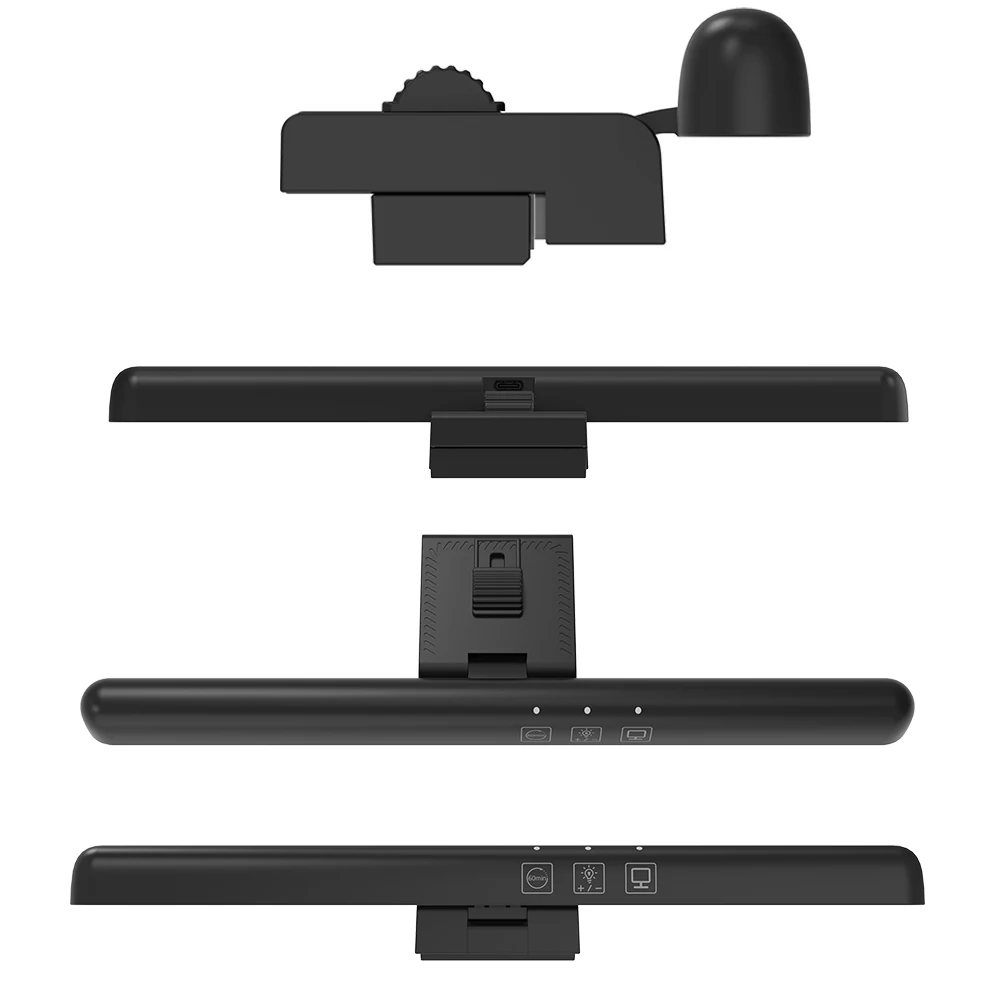 LED 컴퓨터 모니터 램프, 밝기 조절 스크린바, USB 전원, 책상, 사무실, 가정, 게임용 걸이식 테이블 램프