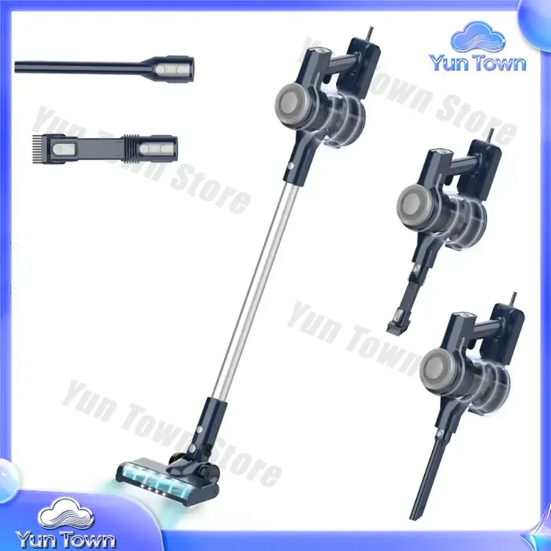 Electric Handheld Vertical Push Rod Wired Vacuum Cleaner for Household Floor Cleaning No Bag Lightweight Corded Vacuum for