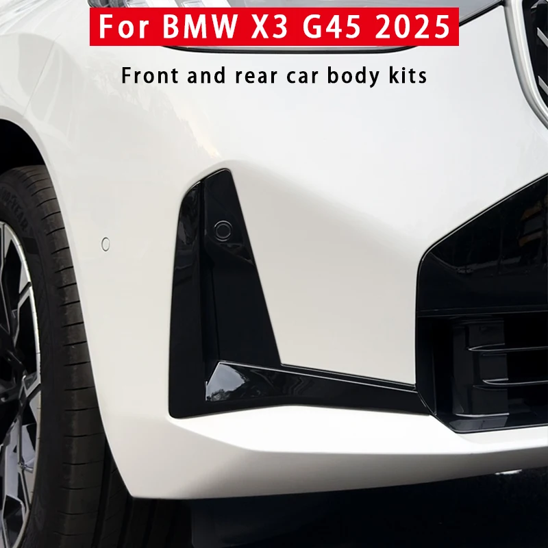 

For BMW X3 G45 2025 Carbon Fiber Car Front Rear Bumper Lip Splitter Spoiler Canard Cover Trim Decoration Accessories