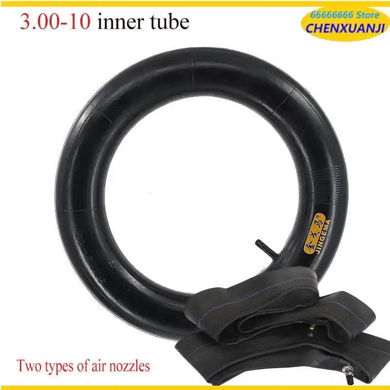 High Quality  3.00-10 Tire Inner Tubes 10 inch for Motorcycle Gas Electric Scooter Tiger Driver Cart Accessories