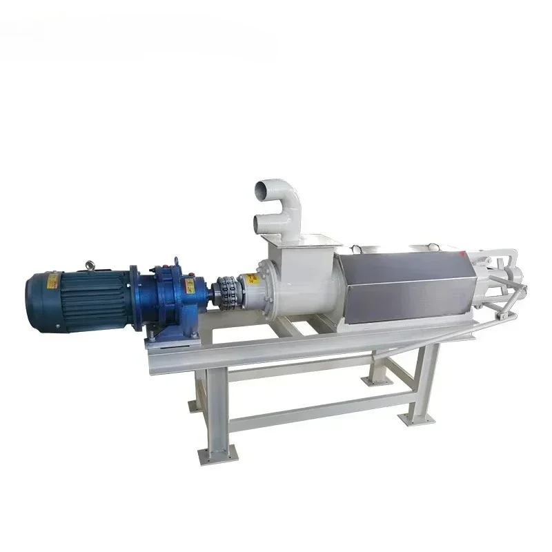 Good Quality Automatic Poultry Waste Dewatering Machine Chicken Manure Dryer Cow Dung