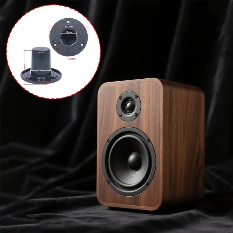 Modulars Speaker Stand Top Hat NonSlip Surfaces ABS/PVC Studio Cabinet Bracket 896C