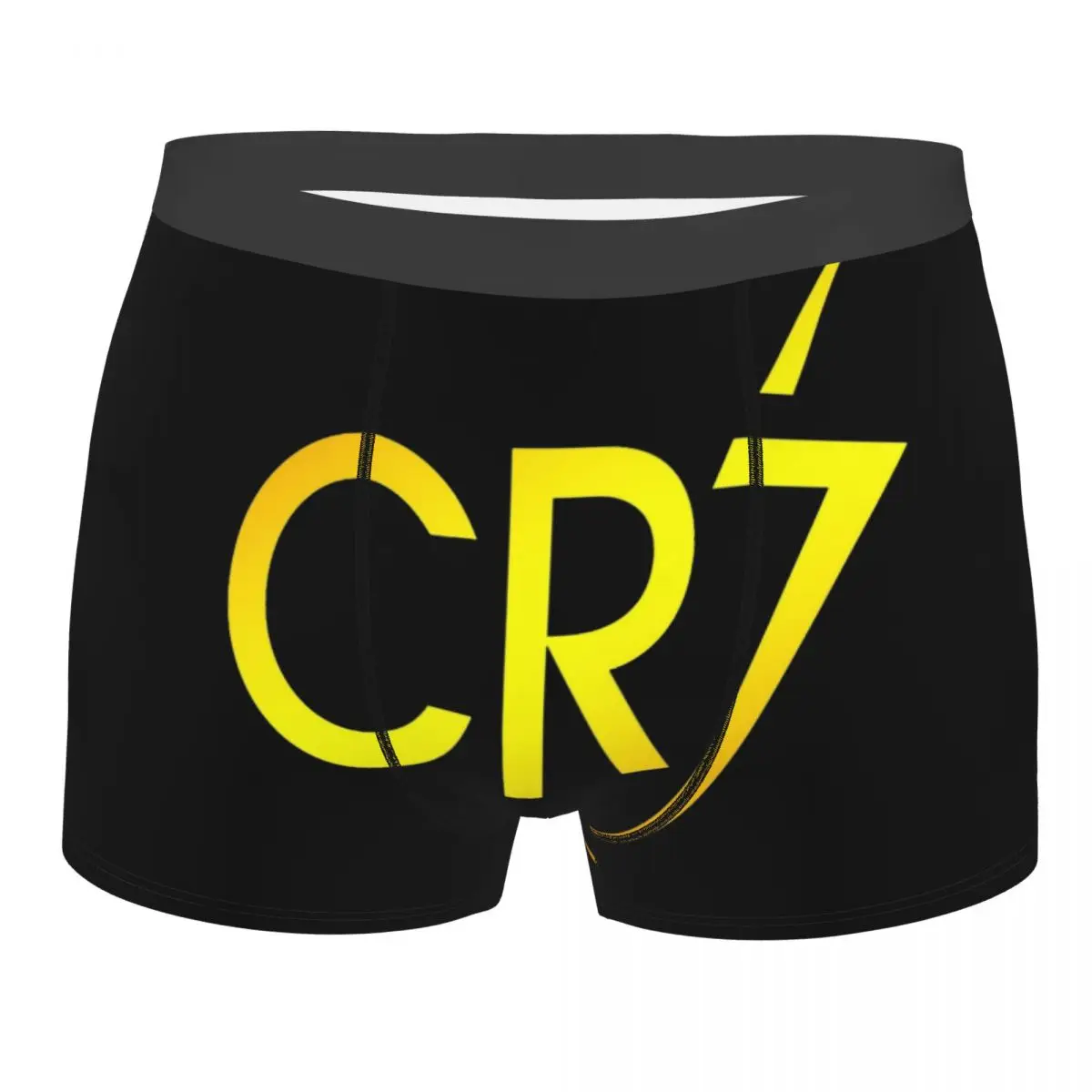 Man Football CR7s Underwear Funny Boxer Briefs Shorts Panties Homme Mid Waist Underpants S-XXL