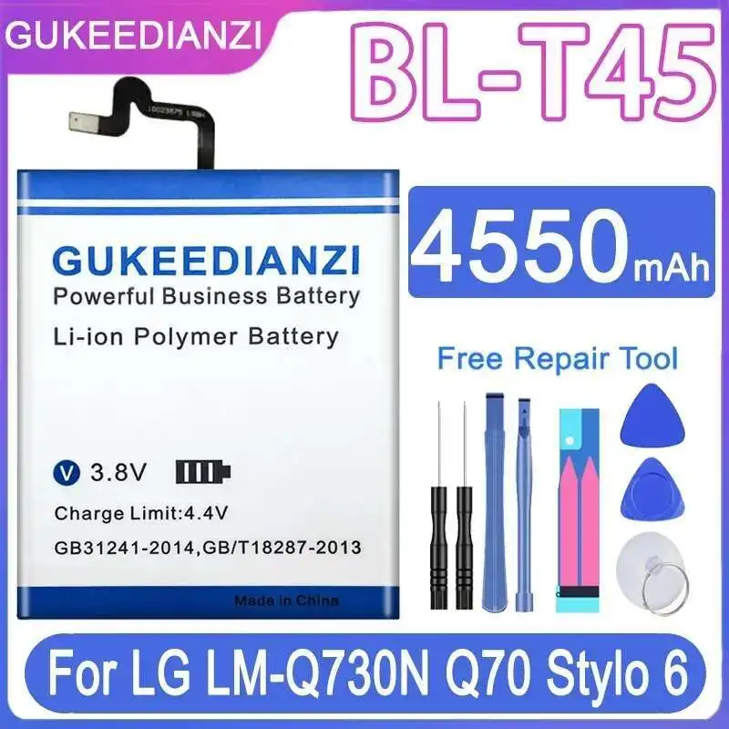 

Mobile Phone Battery Reliable Replacement BL-T45 For LG LM-Q730N Q70 Q730VMW Stylo 6 EAC64578501 4550Mah