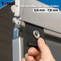 4Pcs S Shaped Camping Awning Hooks Clips Durable RV Tent Hangers Light Hangers with Holes Practical Caravan Camperb Accessories