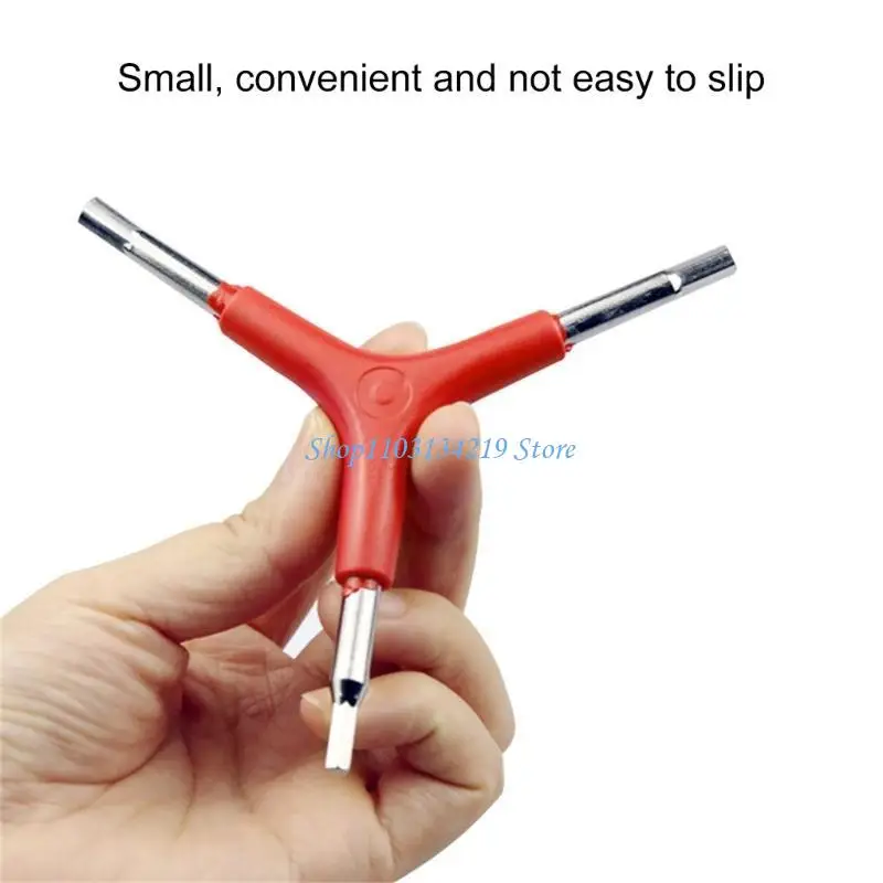N5KC Portable Bike Repair Tool 3 Way 4/5/6mm Wrench Torque Spanner for Riders