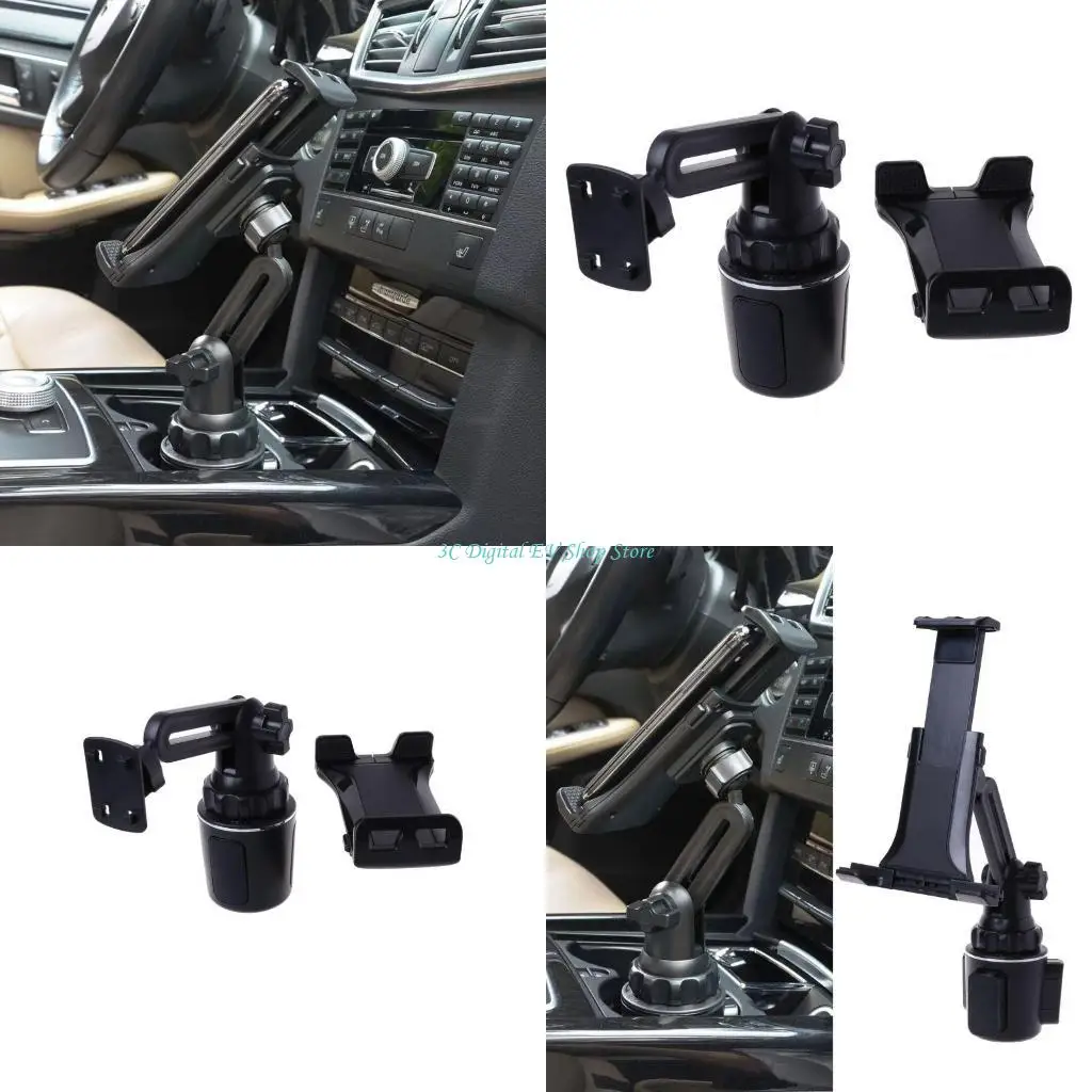

E74D Universal Car Cup Cup Mount Mount Mount Mount Mount для 3,5-12,5 дюйма для мобильного телефона планшет