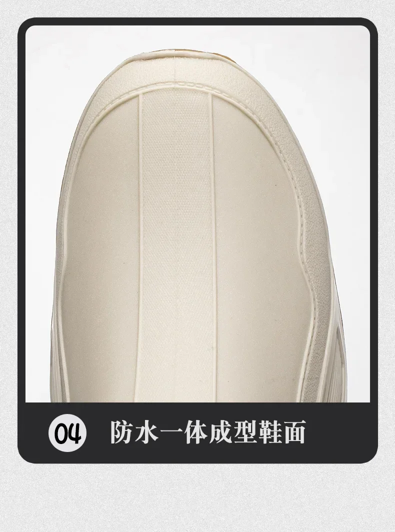 Unisex Kurze Regenstiefel Rutschfest Verstärktes PVC-Material Runde Zehenkappe Knöchelhoch Paarstiefel für Frühling und Sommer Wasserschuhe – Detail 12