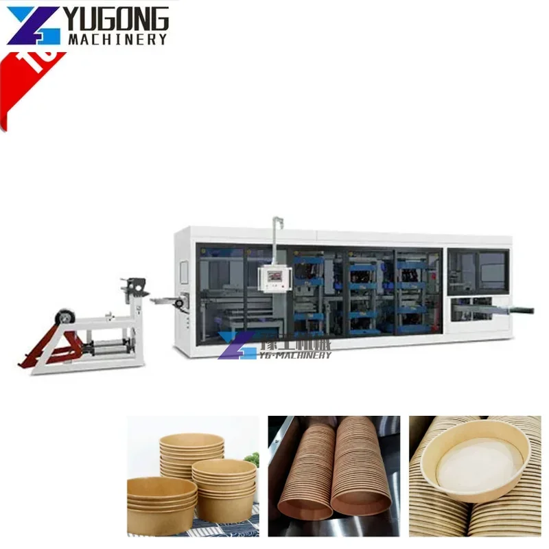 Paper Bowl Making Machine Paper Cup Machine Manufacturer High Speed Paper Bowl Plate Making Machine Production Line