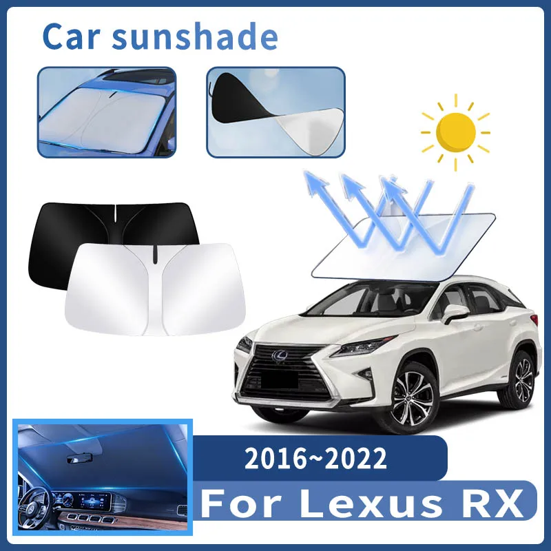 

Auto Parts For Lexus RX AL20 2016~2022 2017 Sunshade Windshield Sun Protection Heat Cover Summer Car Interior Accessories Tools