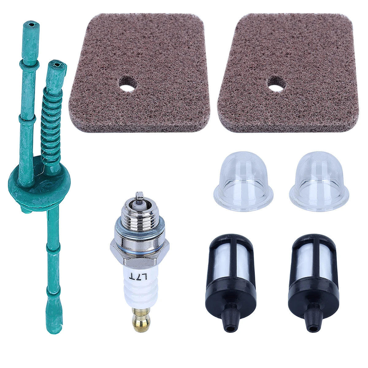 Air Fuel Filter Kit for Stihl FS38 FS55R FS45 FS45C FS46 FS55 HS45 KM55 HL45 MM55 Etc, String Trimmer Accessory Air Filter