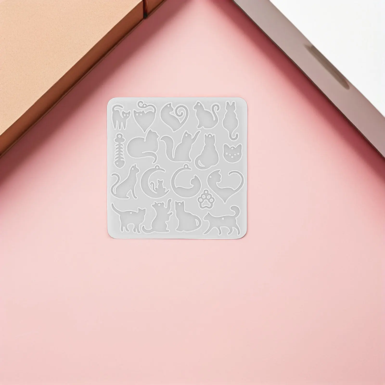 

Силиконовая форма для сережек в виде милых животных, форма кошки, для изготовления украшений из смолы, для кулонов, брелоков, закладок, DIY формы для литья из эпоксидной смолы