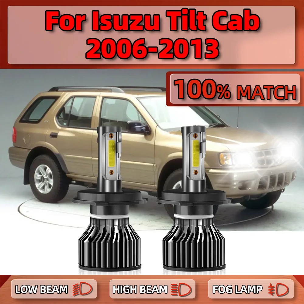 

Лампы для автомобильных фар 120 лм 6000 Вт Canbus светодиодный фары 2006 K автомобильные лампы 12 В для Isuzu Tilt Cab 2008-2009 2010 2011 2012 2013