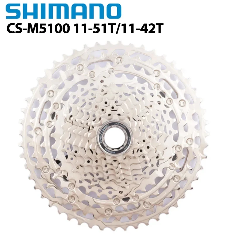 

SHIMANO DEORE CS-M5100 11-51T 11-42T 11-скоростная система HyperGlide для горных велосипедов, оригинальные аксессуары