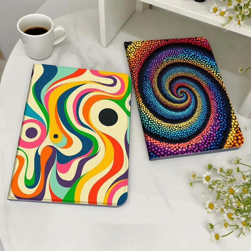 

Colorful Spiral Dot Pattern Gift Tablet Case For Samsung Galaxy Tab S7 S8 S9 S10 FE Lite