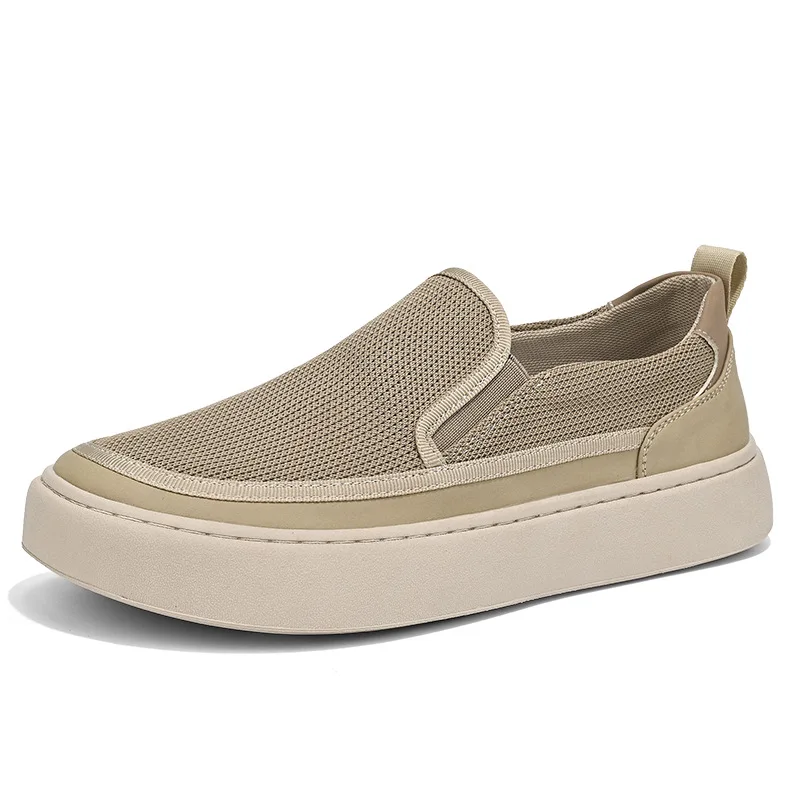 

Mesh Man Loafers Shoes Breathable Sneakers Male Summer Light Casual Shoes for Men Walking Flat Shoes Men Vulcanization Shoe