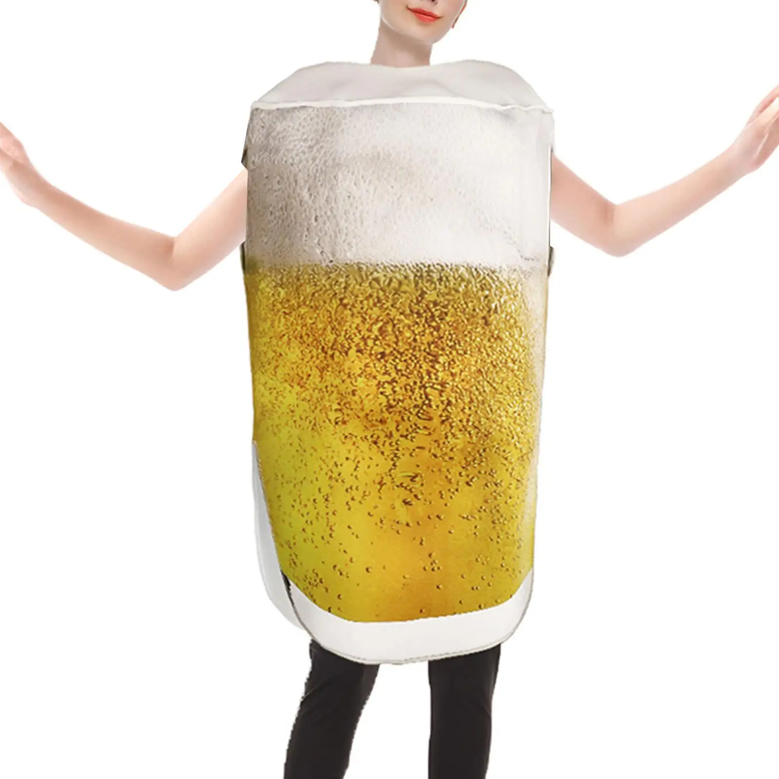 Costume cosplay Beer Cup per feste a tema Oktoberfest per donne e uomini
