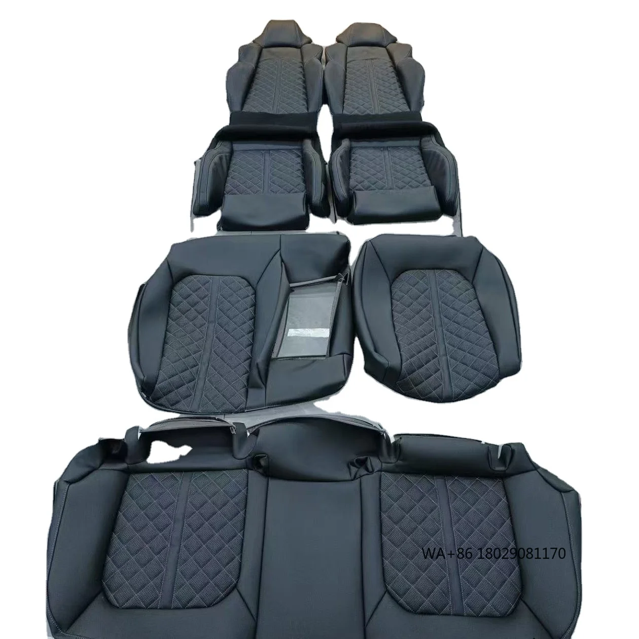 

Full Set Leather Car Seat Cover for A3 Upgraded S Seats for Front Rear 5 Seats Included-for E Class 7 Series Models