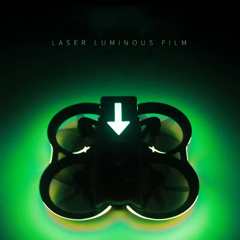 Night Luminous Daytime Laser Stickers for DJI Avata Drone Night Flight Fluorescent Decals Decorative Sticker Drone Accessories