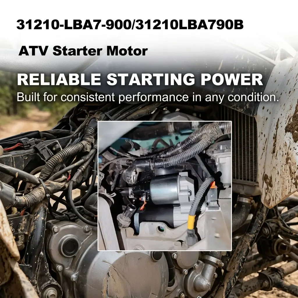 ATV Starter Motor For CAN-AM ARCTIC CAT BOMBARDIER For Kymco Mxu Maxxer Mongoose 250 300 2004-2013 31210-LBA7-900 31210LBA790B