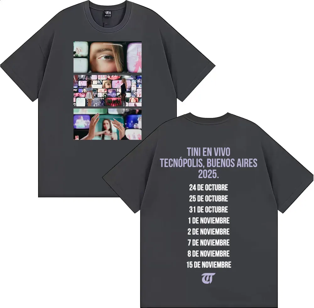 تي شيرت تيني ستوسيل فودركو 2025 ألبوم غلاف تي شيرت للرجال والنساء موضة الهيب هوب ملابس الشارع الشهير تي شيرت قطني مريح كبير الحجم #3