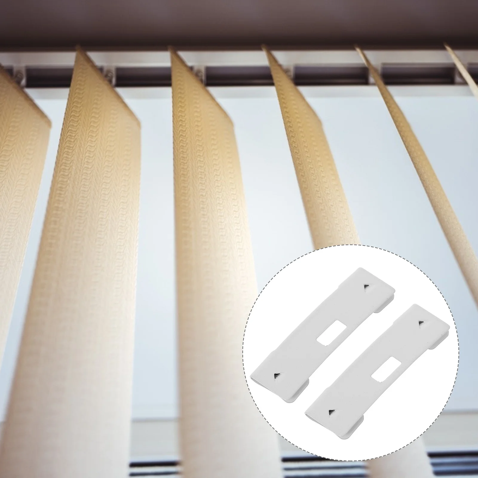 

Vertical Blind Repair Vane Savers Plastic Blind Repair Clips Curved Design For Window Curtain Fixing Parts Home Decor