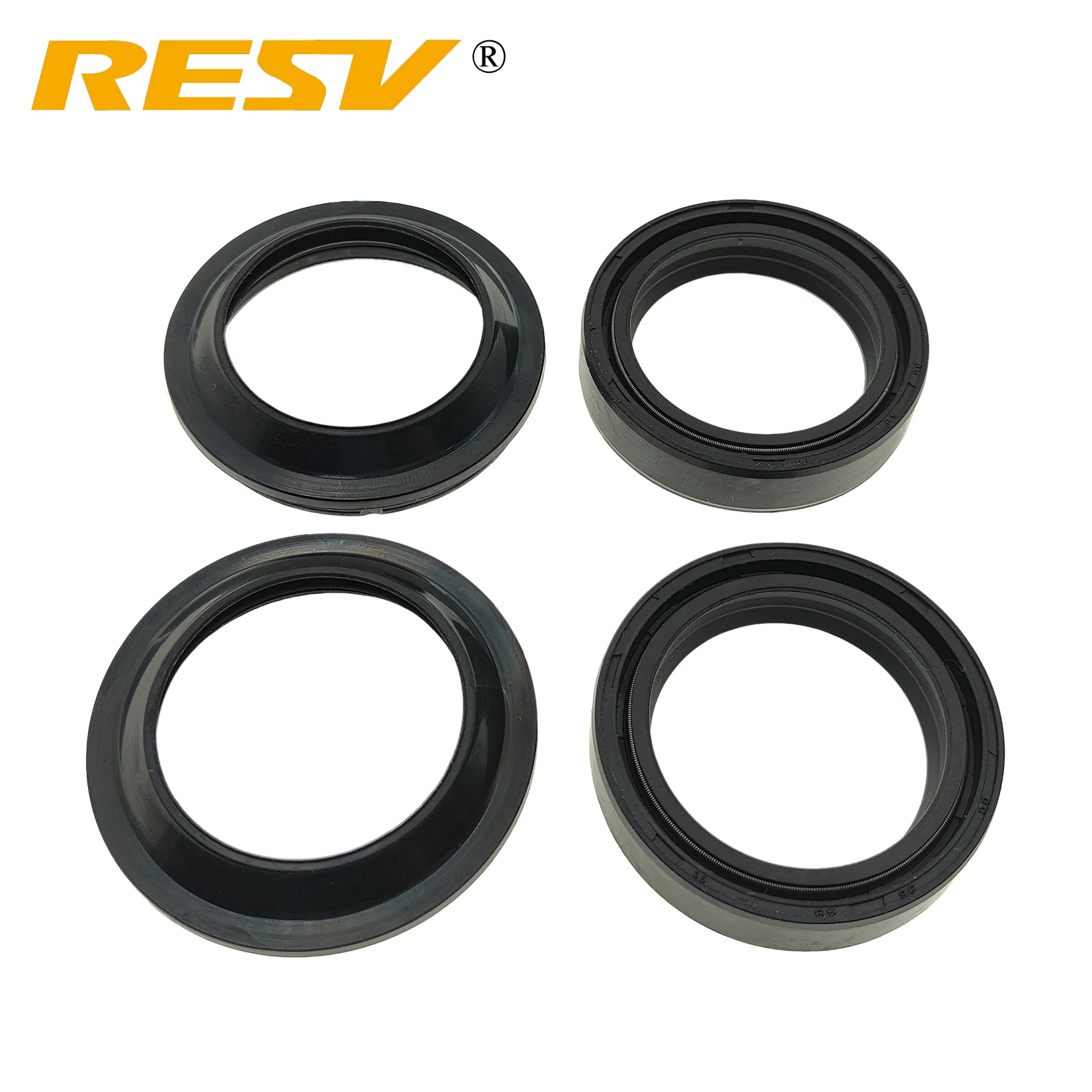 RESV 36x48x11 for 92049-1035 Kawasaki EL250 EN450 EX250 EX500 GPZ 500 550 KZ 550 750 Front Fork Dust Cover Oil Seal 36 48 11