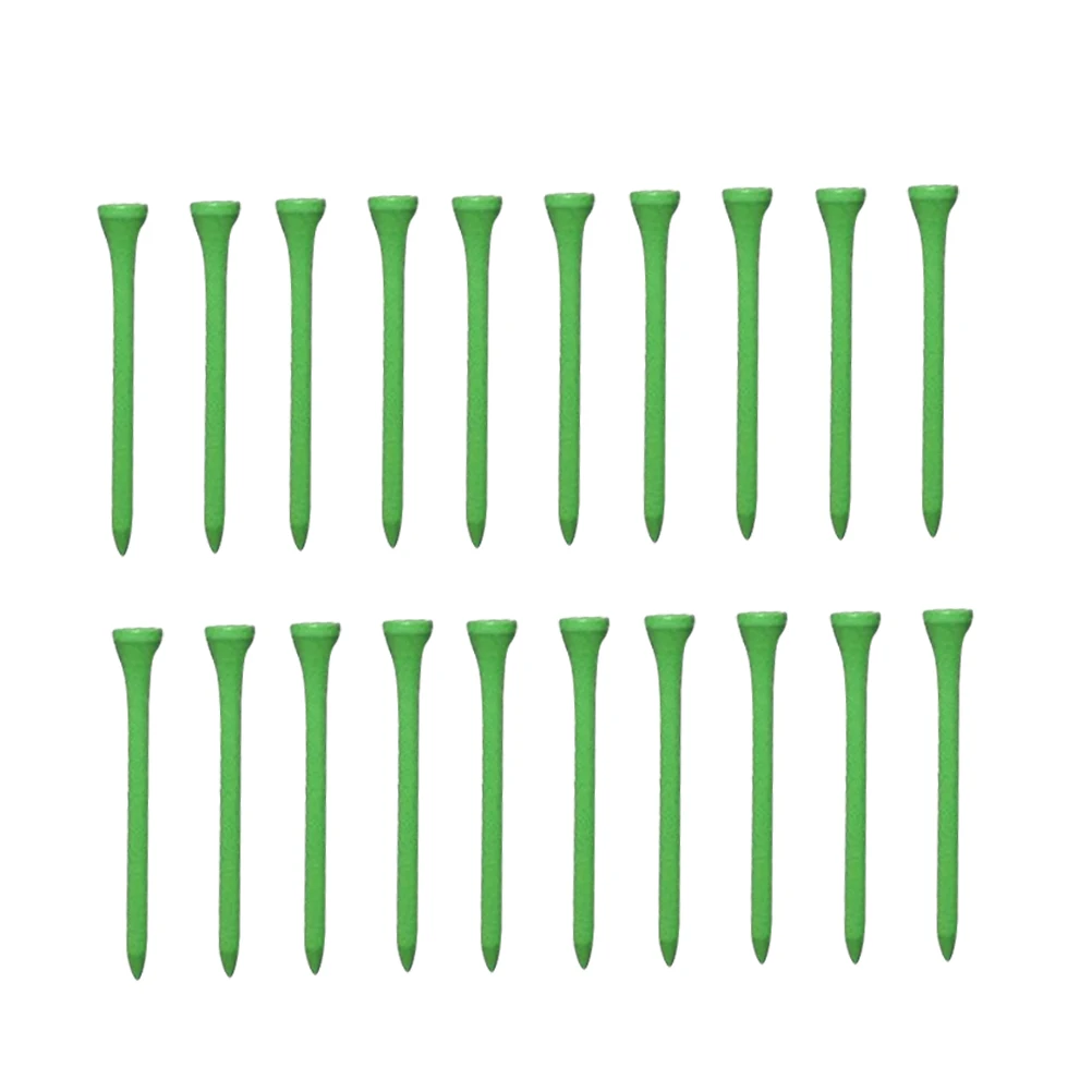 

100pcs Golf Wood Tees Simple Protective Accessories Colorful Outdoor Equipment Durable Eco Friendly