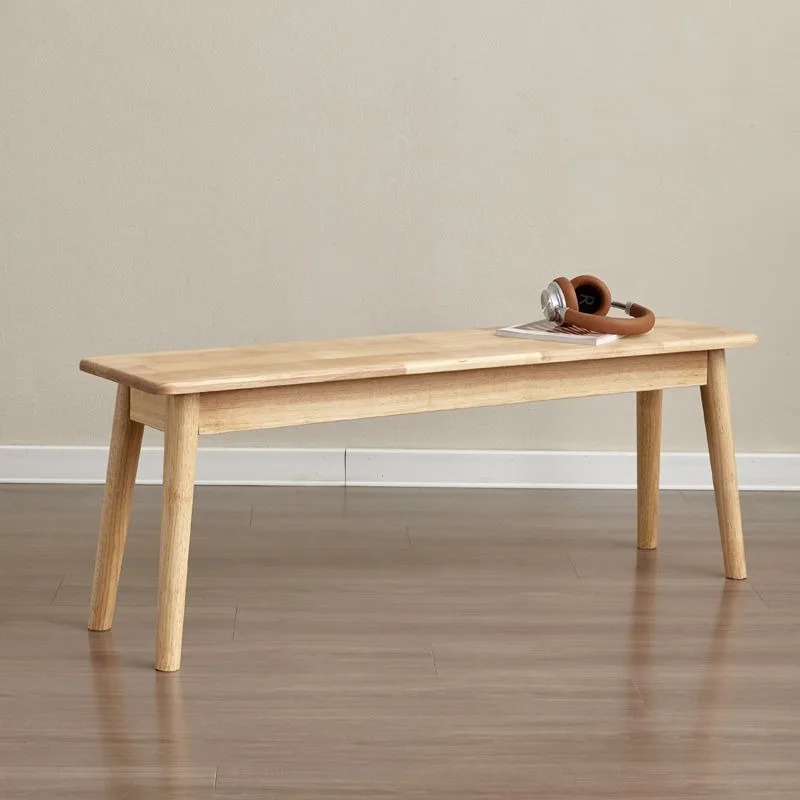 

Solid Wood Bench Soft Cushion Shoe Stool Restaurant Nordic Simple Bench Small Apartment Home Leisure Wooden Stools Bedside Stool