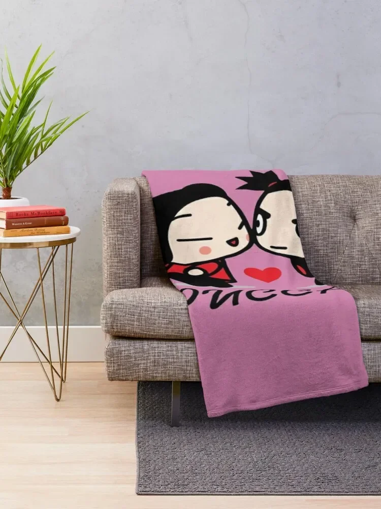 Pucca Throw Blanket Soft Bed covers Blankets