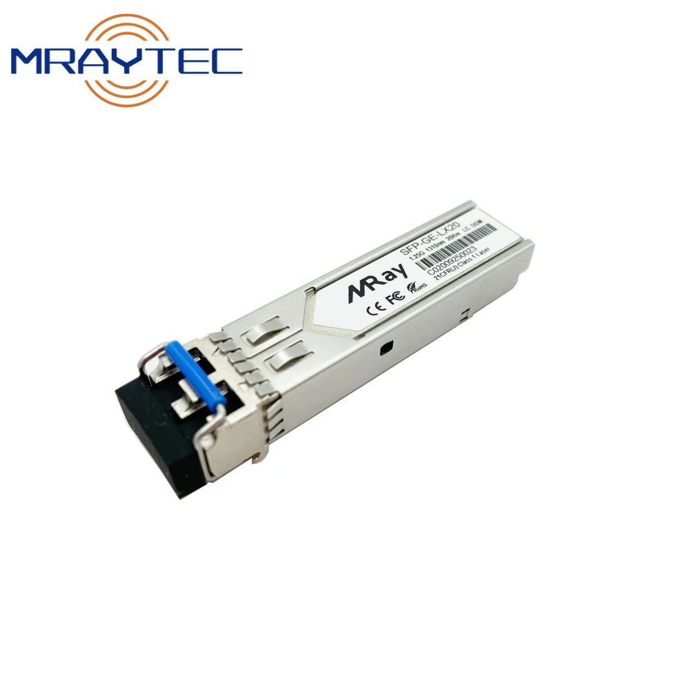 

1.25G SFP Transceiver Module 1000BASE-LX GLC-LH-SMD Dual Fiber SM 20km LC DDM Compatible with Cisco