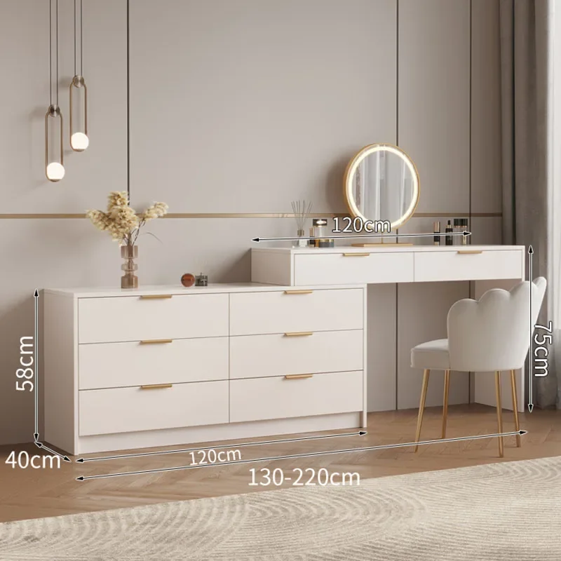 Container Dressing Table Drawer Baby Girl Set Modern Dressing Table Cabinets Living Room Hairstyle Penteadeira Home Furniture