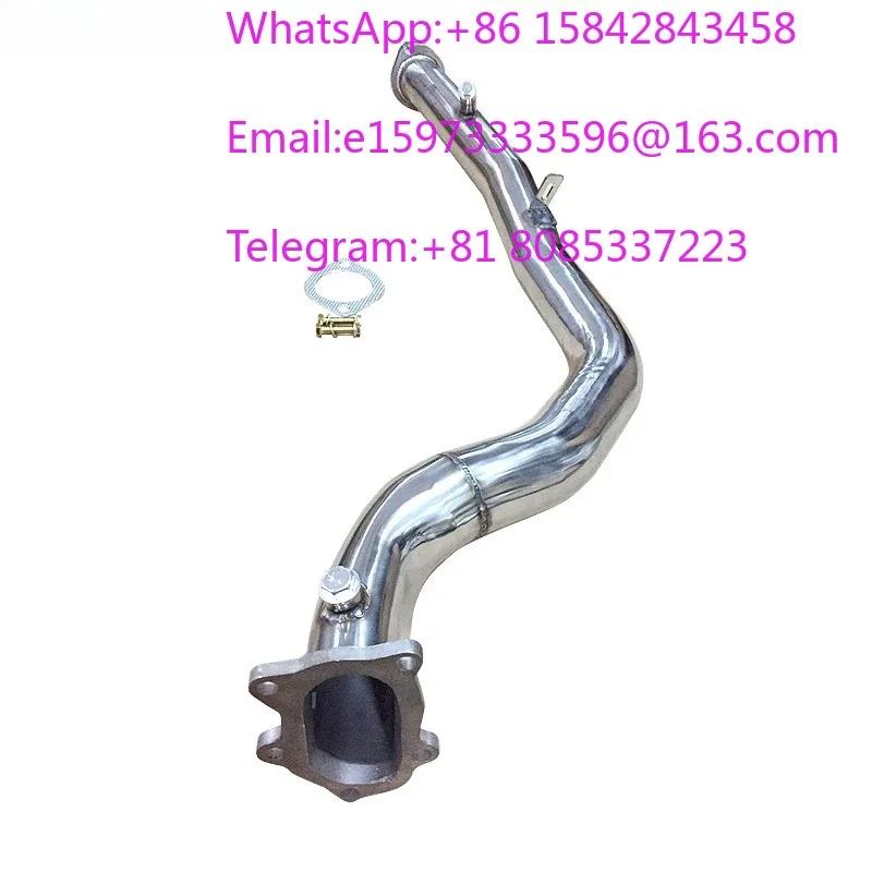 3 Inch Performance Turbo Exhaust Downpipe High Flow Exhaust Pipe Sport Turbo Engine Power Upgrade