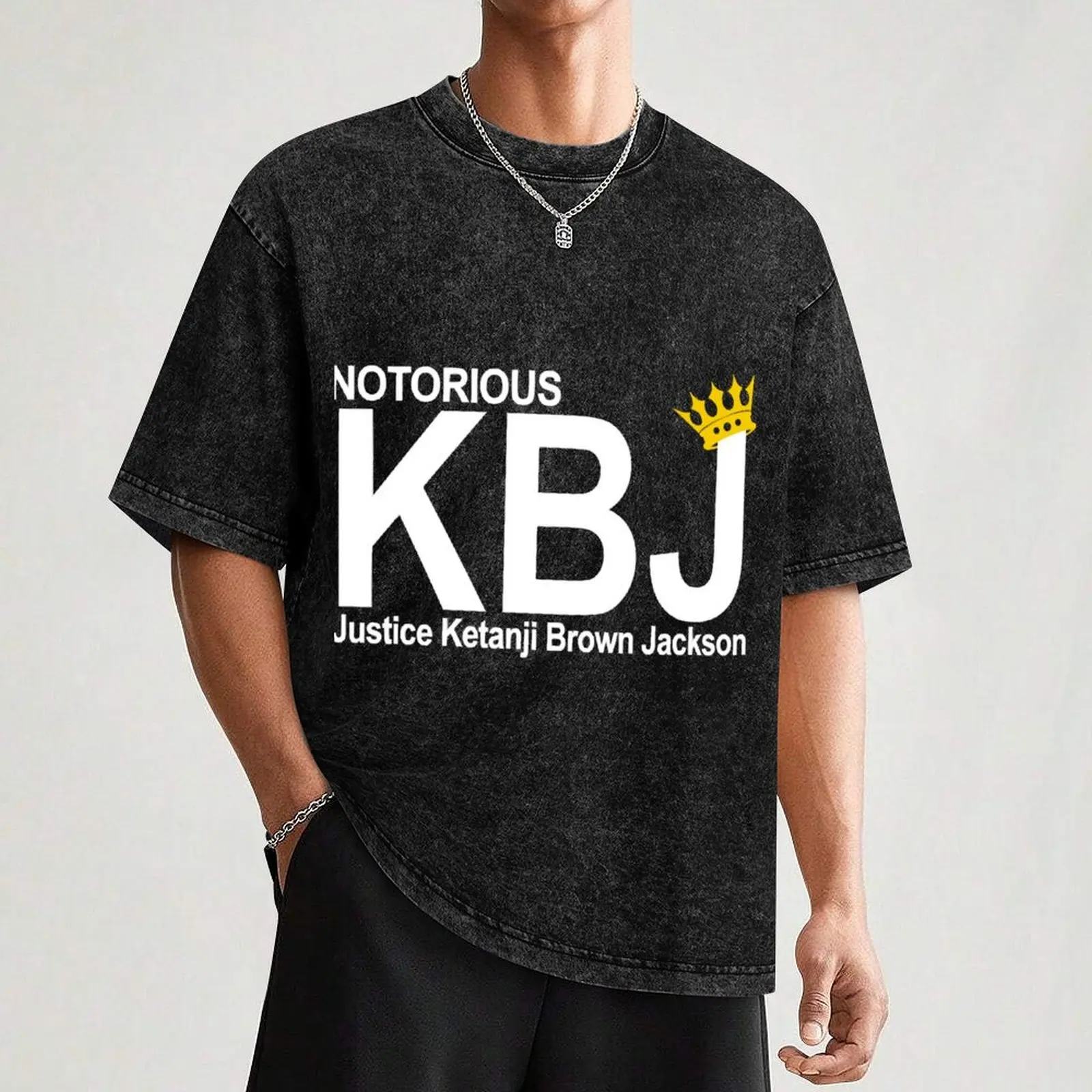 كيتانجي براون جاكسون سيئة السمعة KBJ تي شيرت كروسويت قميص رجل الجمارك تصميم خاص بك تي شيرت الرجال