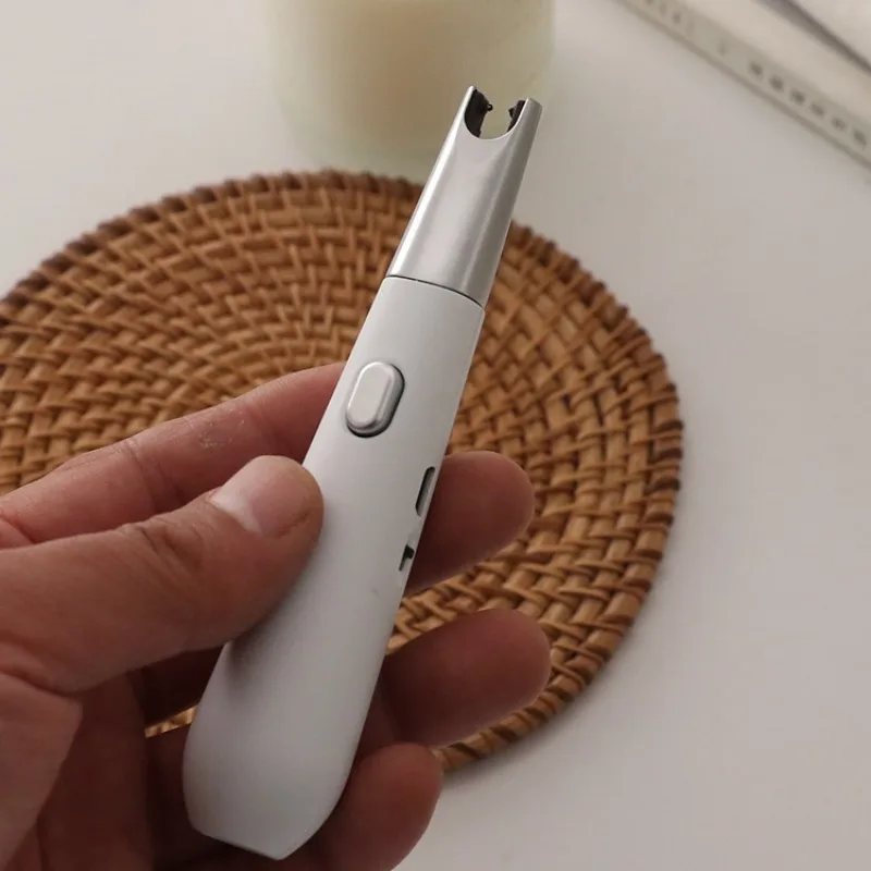 

Arc Candle Lighter USB Rechargeable Electronic Lighters Smoking Windproof Flameless Plasma Ignition Tool with Gift Box